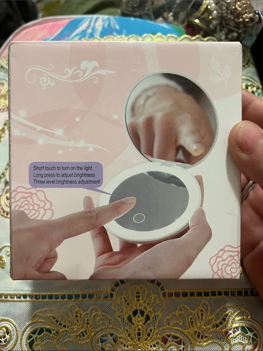 Neutrogena White Compact Pocket Mirror - Double-Sided